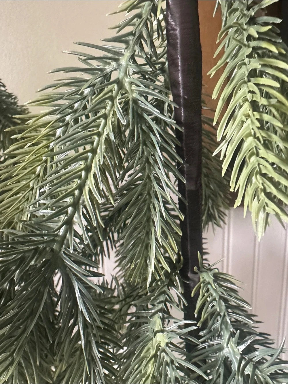 Large Artificial 18” Pine Trees Set Of 4 Christmas Village Mantel Decor Display